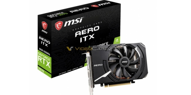 Geforce RTX 2070 Aero ITX 8G: MSI hat die kürzeste Turing-Grafikkarte