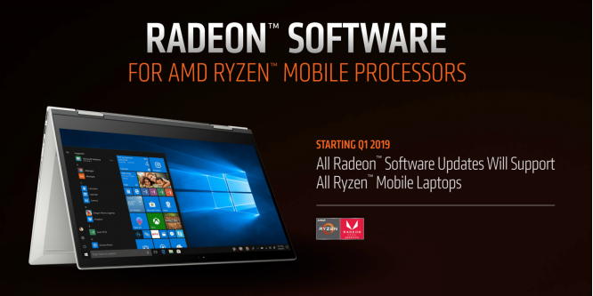 AMD Ryzen Mobile: Radeon-Treiber unterstützt jetzt alle APUs
