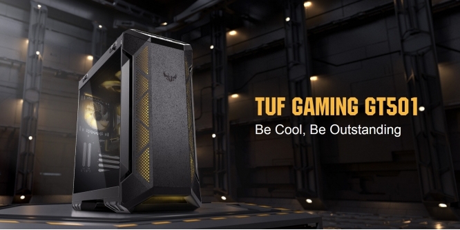 Asus TUF GT501: Neues Gehäuse setzt auf viel Stahl und RGB-Beleuchtung