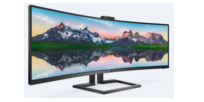 Philips auf der CES mit 49 Zoll Super Wide Curved und UHD-Monitor (2)