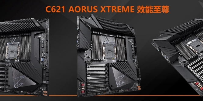 C621 Aorus Extreme: Gigabyte zeigt überarbeitetes Mainboard für Intels 28-Kerner (7)
