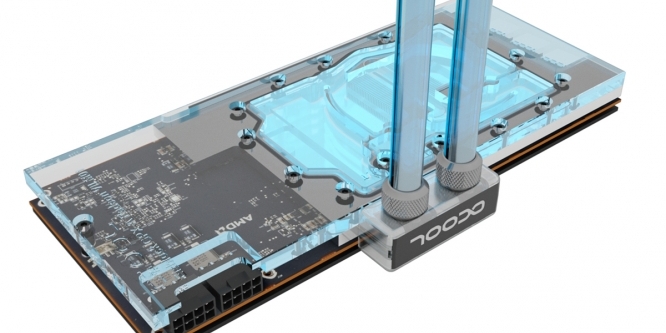 Alphacool Eisblock GPX-A Plexi Light: Wasserkühler für die Radeon VII (4)