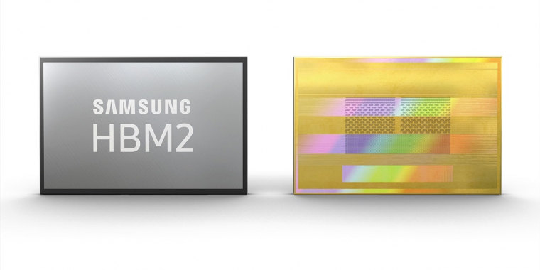 HBM2E: Samsung mit mehr Datenrate und höherer Kapazität