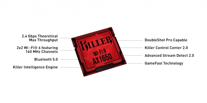 Killer Wi-Fi-6 AX1650