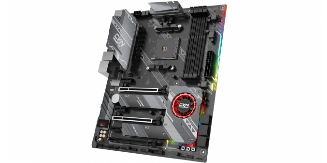 Colorful CVN X570 Gaming Pro: Zweites Ryzen-3000-Mainboard mit Lüfter gezeigt