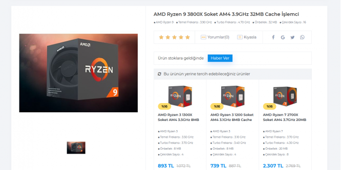 AMD Ryzen 3000: Angebliche Shop-Listungen dürften Fakes darstellen (1)