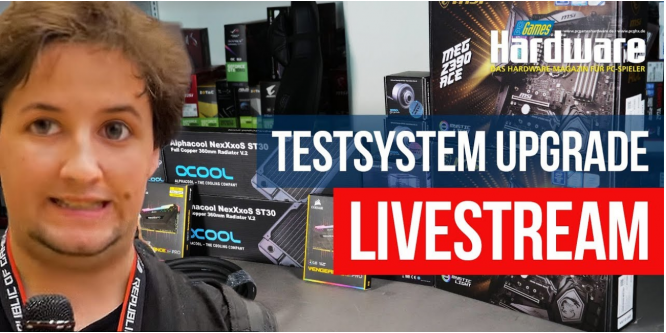 Testsystem-Upgrade live: Wir rüsten unsere Grafikkarten-Testsysteme im Livestream auf&nbsp;