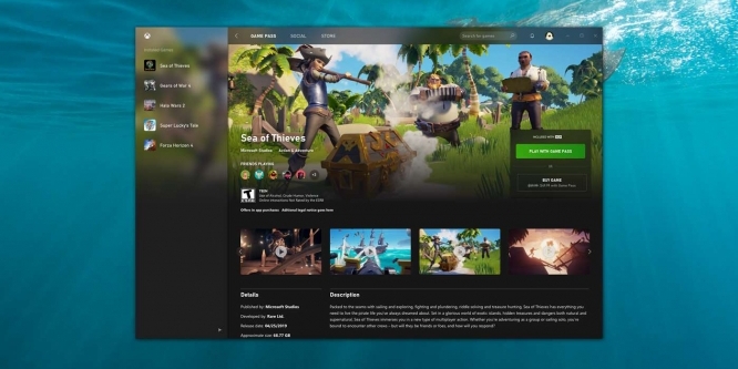 Microsoft hat eine Beta-Version der neuen Xbox-App veröffentlicht, die als Anlaufpunkt für den neuen Xbox Game Pass fungieren soll, aber auch ohne Abonnement funktionieren dürfte. (1)