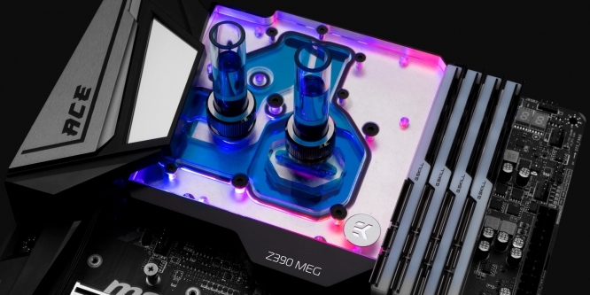 Wasserkühlung: EK Water Blocks präsentiert neuen beleuchteten Monoblock für Intel LGA 1151 (1)