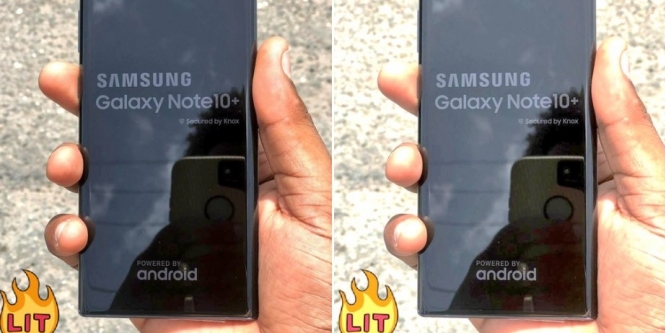 Samsung Galaxy Note 10+: Angeblich von iPhone 11 mit viereckiger Kamera abgelichtet