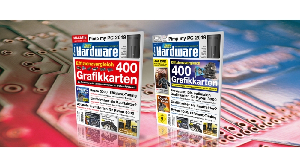 PCGH 11/2019 im Handel (#229): 400 Grafikkarten im Effizienzvergleich, Undervolting bei Ryzen 3000, Soundkarten im Megatest, die beste GPU für Ryzen 3000 u.v.m. Auf DVD: RTS-Spiel We are the Dwarves