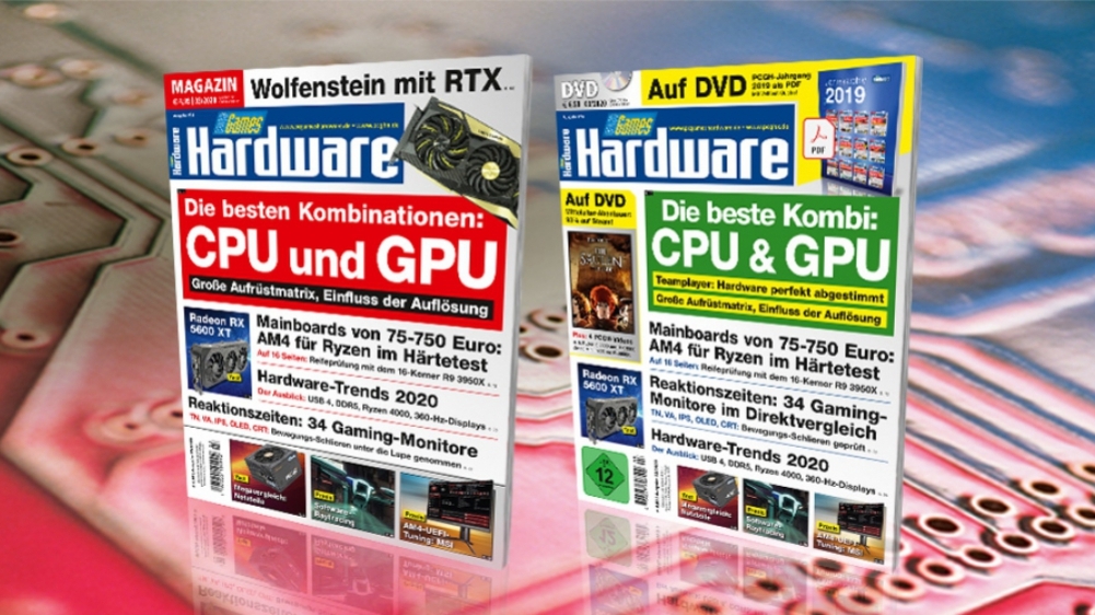*Jetzt im Handel* PCGH 03/2020 (#233): CPU und GPU in Symbiose mit großer Aufrüstmatrix, AM4-Boards für 75-750 Euro, Reaktionszeiten bei Monitoren, Raytracing mittels Software, große Netzteilübersicht u.v.m., auf DVD: Die Säulen der Erde