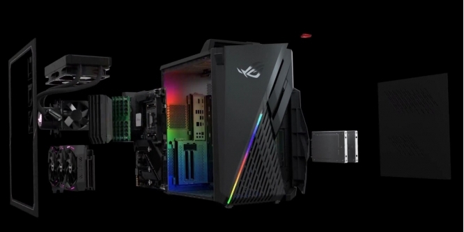Ryzen 9 3950X und Geforce RTX 2080 Ti: Asus mit Komplett-Rechner ROG Strix GA35 (5)