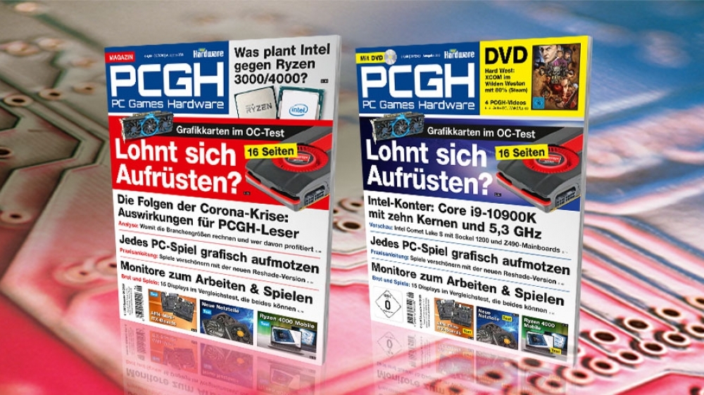 PCGH 06/2020 (#236): Grafikkarten im OC-Test: Lohnt Aufrüsten?, die Folgen der Corona-Krise, Reshade-Verschönerungen für Spiele, Monitore zum Arbeiten und Spielen u.v.m. auf DVD Hard West