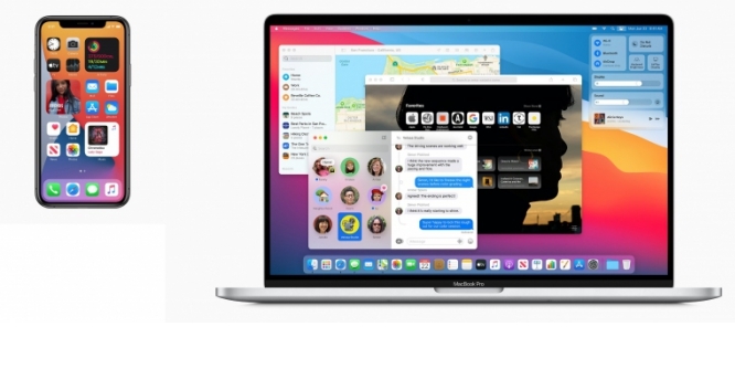 Apple iOS14 und macOS11 Big Surf Design