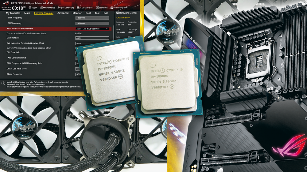 Core i9-10900K und i5-10600K: Overclocking und Tuning