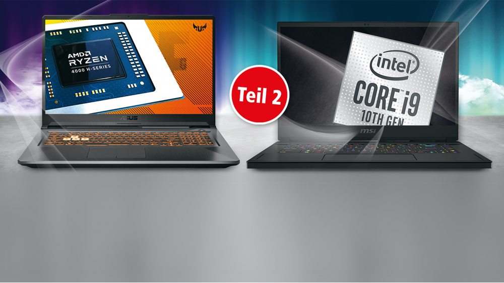  Duell der Achtkerner: AMD Renoir vs. Intel Comet Lake-H
