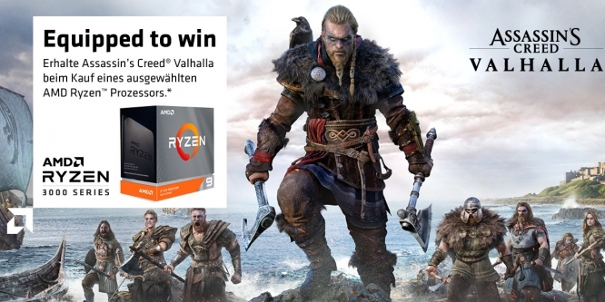 AC Valhalla: AMD-Bundle für Ryzen 7 3700X bis Ryzen 9 3950X bestätigt