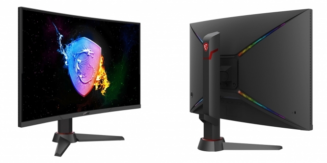 MSI Optix MAG 271VCR Vorne und hinten