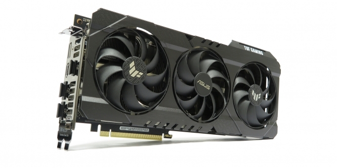 Im Bild: Ein Asus TUF-Modell der RTX 3070