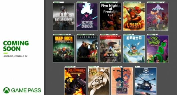 Xbox Game Pass enthaltene Spiele ab Ende Oktober November 2020