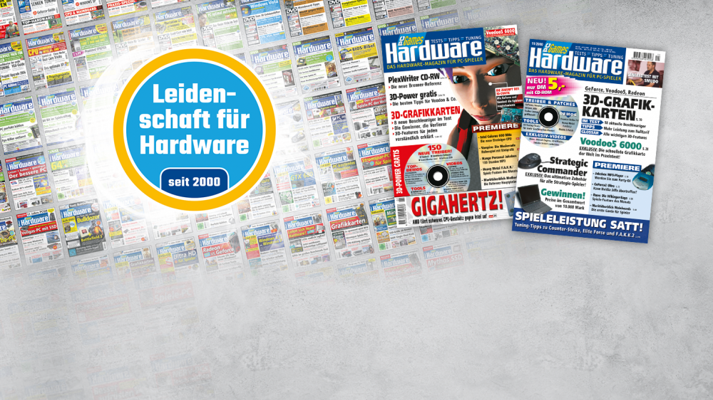  20 Jahre PCGH: Leidenschaft für Hardware seit 2000