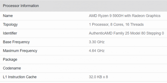 Ryzen 9 5900H - Geekbench spricht von knapp 25 Prozent Mehrleistung gegenüber Renoir-Vorgänger
