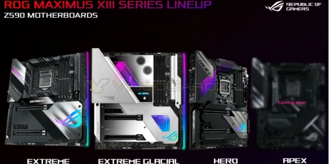 Z590-Mainboards: Weitere Details zu den Asus-ROG-Modellen, Maximus XIII Hero vorbestellbar