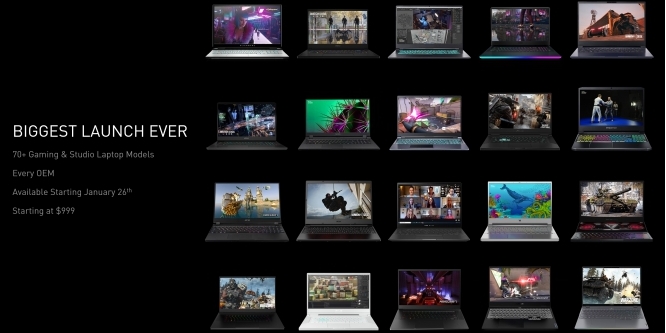 Geforce RTX 3080, 3070 &amp; 3060 Mobile ab 26. Januar in Notebooks ab 999 US-Dollar (8)
