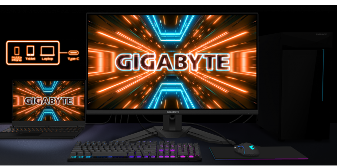 Gigabyte M32Q: Weltweit erster KVM-Monitor mit 32-Zoll (1)
