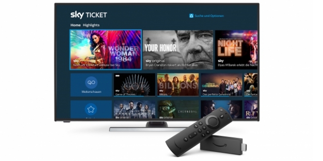 Sky Ticket auf einem Amazon Fire TV Geraet