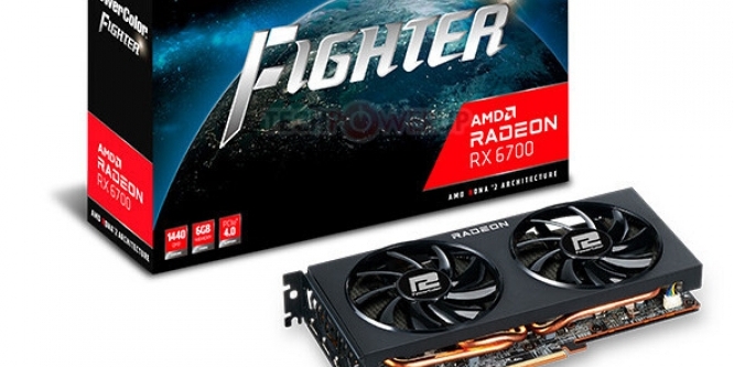 Radeon RX 6700: Non-XT-Variante mit 6 GiByte - laut Bild einer Powercolor Fighter (1)