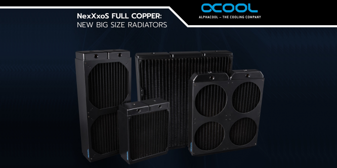 Alphacool Nexxxos: Vier neue Radiatoren und eine umweltfreundliche Kühlflüssigkeit