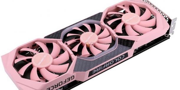 Rosafarbene Geforce statt Radeon: Colorfine mit neuen Turing-Grafikkarten (3)