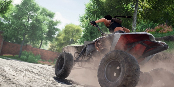 In einem neuen Gamplay-Video zum Fan Remake von Tomb Raider 2 ist Lara Croft zu sehen, wie sie ein Quad fährt.