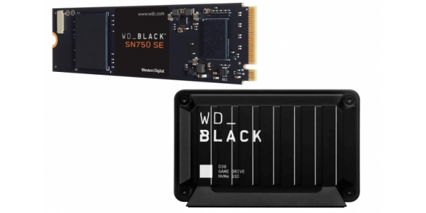 WD Black SN750 SE und D30 Game Drive: Neue SSDs für PC und Konsolen