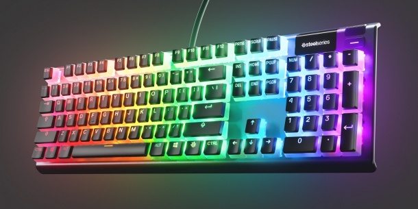 Steelseries stellt seine neuen Prismcaps vor. Dabei handelt es sich um PBT-Tastenkappen im Double-Shot-Pudding-Design. (5)
