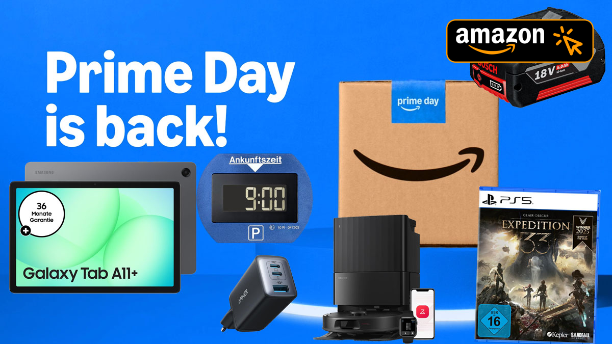 Prime-Day-Knaller: 2026 frher als gewohnt - diese Prime-exklusiven Deals gelten schon jetzt Prime-Day-Knaller: 2026 frher als gewohnt - diese Prime-exklusiven Deals gelten schon jetzt