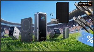Bis Sonntag: Anker-Deals bei Amazon - USB-Ladegeräte, Powerbanks und Balkonkraftwerk-Speicher