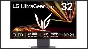 LG Ultragear 32GX870A-B (32 Zoll OLED, Dual-Mode: 4K/240Hz & FHD/480Hz)