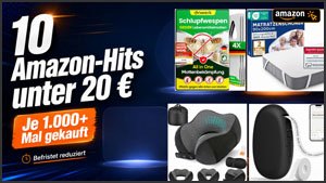 Amazon-Kunden kaufen sie tausendfach: 10 befristete Deals unter 20 Euro