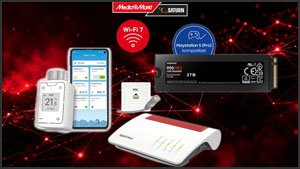 Bis zu -31 % bei der Netzwerk- & Speicherwoche bei MediaMarkt | Samsung-SSD, FritzBoxen mit Wi-Fi 7, FritzRepeater und mehr